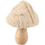 Knitted Mushroom Shelf Sitter - White Knitted Mushroom Shelf Sitter - White