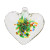 3in Heart of Healing Hanging Glass