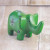 Dark Green Soapstone Elephant