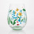 Floral Fields Stemless Wine Glass