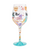 Meow It Up Hand Painted Wine Glass