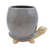 5" Grey Turtle Planter