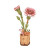 3D Flower Wood Puzzle: Pink Carnation