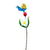 Glass Flower Bouquet Snail Plant Stake