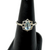 Blue Topaz Tear in Burst Silver Ring S7 Blue Topaz Tear in Burst Silver Ring S7