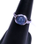Plain circle Tanzanite Silver Ring S6