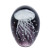 Purple Glass Paperweight Jellyfish