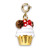 Gold Minnie Cupcake Charm