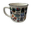 New Hampshire Sticker Collage Mug