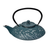 Cast Iron Tea pot - Blue Waves
