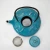 Cast Iron Tea pot - Koi Fish Blue