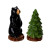 Black Bear Ceramic Salt and Pepper Shaker Set