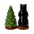 Black Bear Ceramic Salt and Pepper Shaker Set