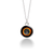 Stainless Moon Phase: SE Solar Eclipse (Red Ring) Necklace