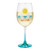 Lolita Sun on the Beach Wine Glass