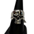 Silver Skull Men's (heavy, plain) Ring S13