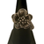 Silver Curvy Flower with 5 Petals Ring S9