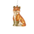Fox Glass Ornament