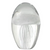 3in Glass Jellyfish White