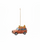 Orange Safari Vehicle with Cheetahs Ornament Orange Safari Vehicle with Cheetahs Ornament