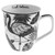 B & W Flamingo Boho Mug