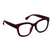 Center Stage Dark Cherry Blue Light Reading Glasses 2.0