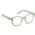 Zinnia Light Green Blue Light Reading Glasses 1.25