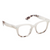 Hidden Gem Frost Chai Tortoise Blue Light Reading Glasses 1.25