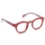 Clover Red Plaid Blue Light Reading Glasses 1.50