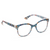 Oasis Blue Leopard Blue Light Reading Glasses 1.25