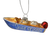 Fishing Boat Glass Ornament