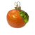 Glass Orange Tangerine Ornament