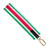 On Hand Wrist Strap 3 Color Stripe