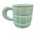 Blue Quilted Puffer Mug