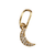 18K Gold Moon Charm