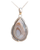 Botswana Agate Tear Necklace