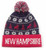 NH Moose Red White and Blue Beanie