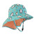 2-4Y Penguin Cape Sunhat