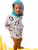 12-24m Penguin Swim Coverup