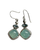 Aqua Chalcedony with Swiss Blue Topaz Silver Earrings