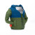 Puffin Puffy Jacket Olive Green & Blue Koozie