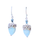 Opal Arrowhead with Blue Topaz Earrings