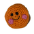 Crochet Rattle Farmer's Market Orange Macaron