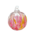 3in Pink & Yellow Glass Wish Ball
