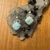 Larimar Diamond Shaped with Circles Earrings