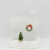 Lighted 9in Swirl Clear Church Water Lantern