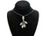 Rainbow Moonstone 5 Stone Marquis Silver Necklace