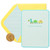 Wooden Block Icons Baby Shower Card