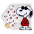 Diecut Snoopy Blank Card
