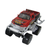 Pickup Truck Monster Wheels - Red